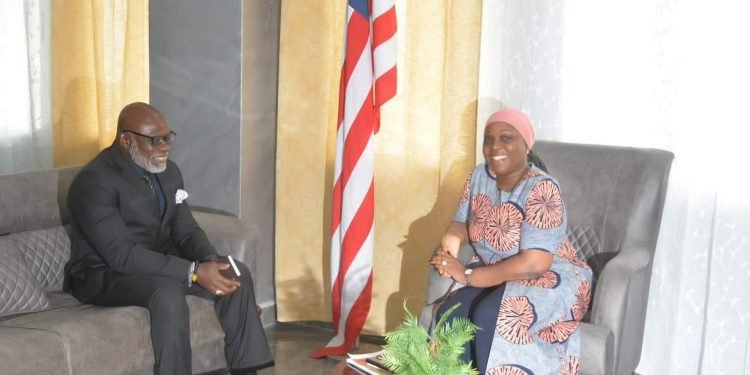 Foreign Minister Nyanti Meets with UNDP Country Representative; Hails UNDP For Continued Support To Liberia