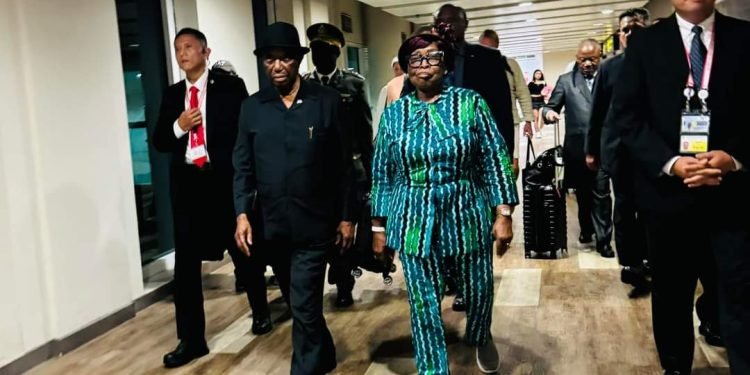 President Boakai and Delegation Arrived in Bali, Indonesia, Ahead of The 2nd Indonesia-Africa Forum (IAF)