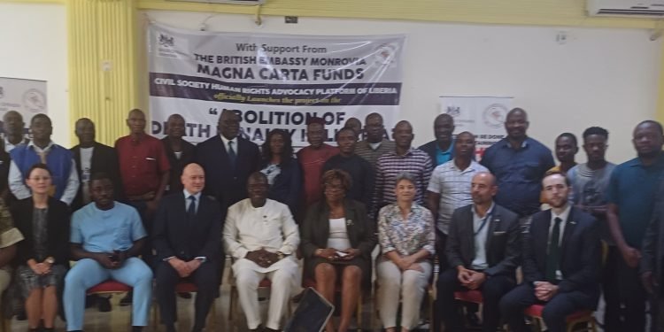 CSO Human Rights Advocacy Platform Launches Project For The Abolition Of Death Penalty In Liberia