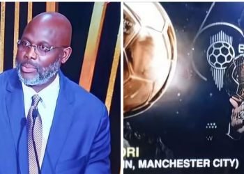 George Weah: “I Will Forever Be Attached To The Game”, Presents 68th Ballon D’or Award To Manchester City’s Rodri