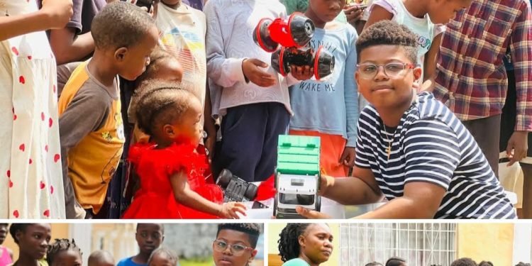 8-Year-Old George Smith Spreads Joy at Julutah Orphanage