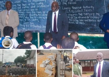 In District # 11 Montserrado County: Speaker Koon Visits Construction Site As Hundreds Of Students To Benefit From The School’s Project 