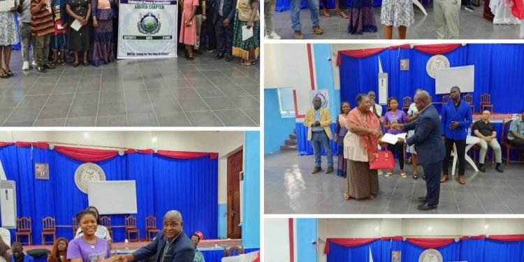 Universal Peace Federation Liberia’s Chapter Ends One Day Lecture Series On National Peace, Certificates 13 New Ambassadors
