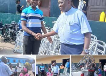 Episcopalians in New Jersey -USA donates huge consignments of wheel- chairs equipment and Food Items to Group of 77th in Monrovia.