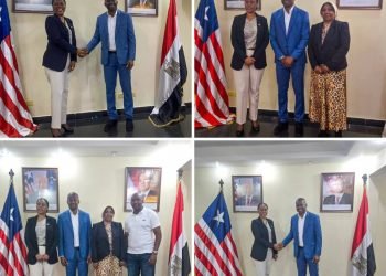 Raji Pays Courtesy Visit At The Liberian Embassy In Cairo, Egypt, Reaffirms His Dedication To The Development Of The Game In Liberia