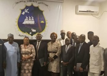 To Resolve Hullabaloo At The House, Of Representatives; Former President George Weah Held Crisis Talks With ECOWAS Delegation