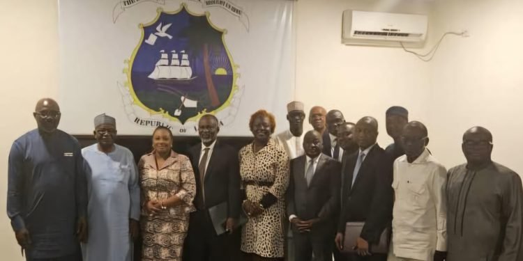 To Resolve Hullabaloo At The House, Of Representatives; Former President George Weah Held Crisis Talks With ECOWAS Delegation
