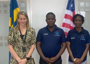 InfoQuest Pays Courtesy Visit At Swedish Embassy Accredited Near Monrovia
