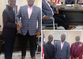 New LEC Boss Sheriff Pays Courtesy Visit At Mines and Energy Ministry