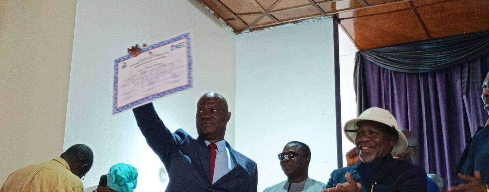 NEC Certifies Samuel G. Korgar as Winner of Nimba County Senatorial By-Election