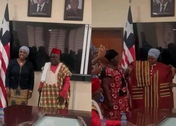 Foreign Minister Sara Beysolow-Nyanti Honored by Liberia’s Independent Elder Council for Peace and Reconciliation